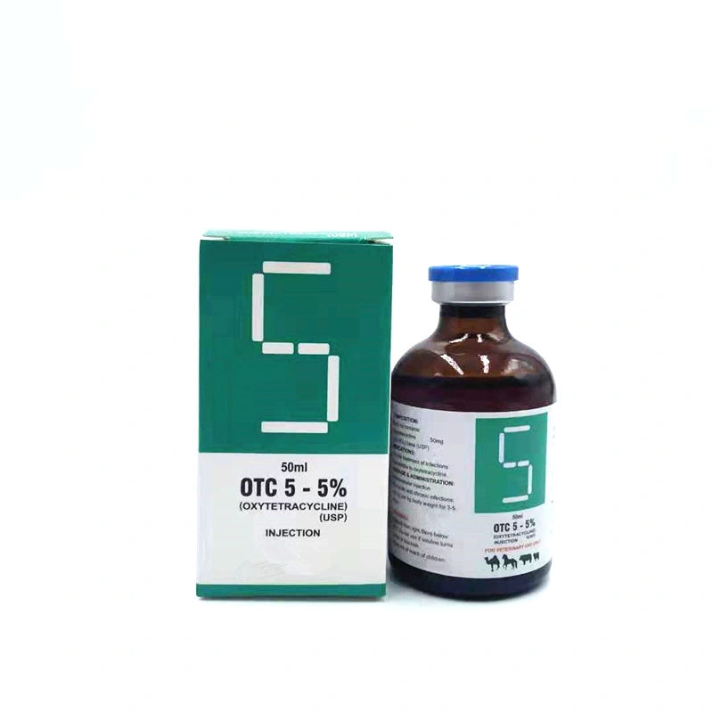 Medicina veterinária oxitetraciclina injeção 50ml; 100ml GMP nível Medicina com boa qualidade para uso de ovinos