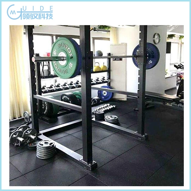 Elastic Weight Lifting Gym Rubber Flooring Tiles with EPDM Granules