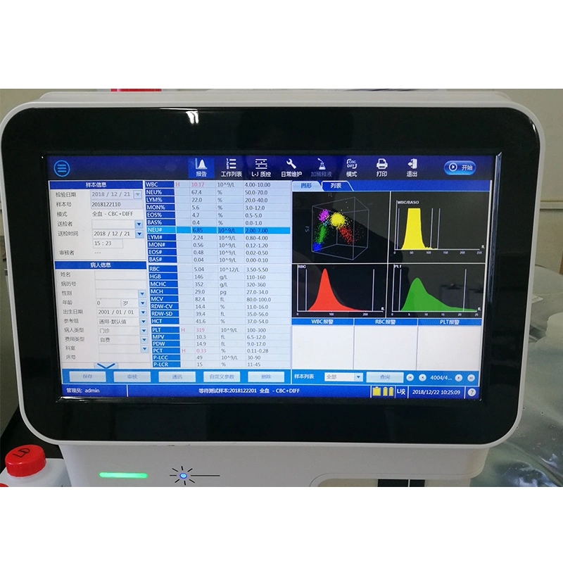 Biobase 5 Part Cbc Hematology Analyzer with Reagents for Sale