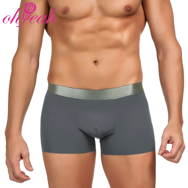 Adult Men's Wholesale/Supplier Price Low MOQ Solid Underwear Boxer Brief
