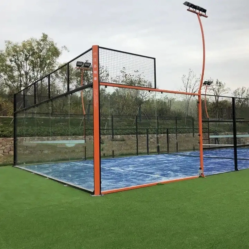 Vidro temperado com certificação CE para padel Tennis Paddle Court Court Outdoor e Indoor