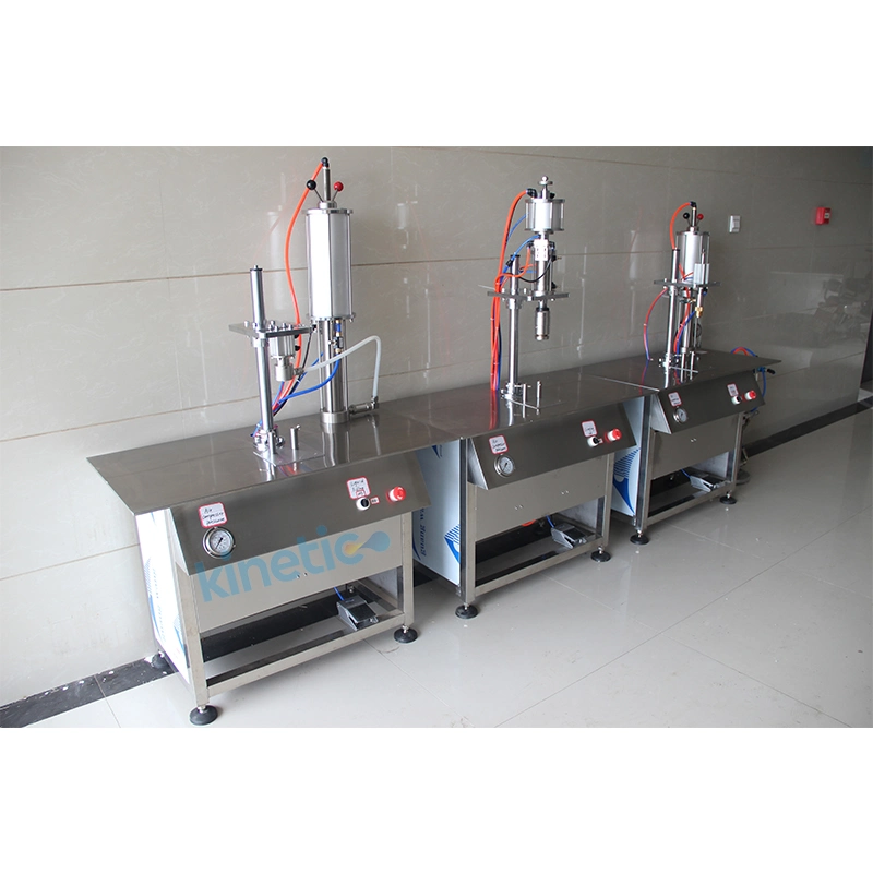 Semi-Automatic Aerosol Filling Machine Air Conditioning Gas Filling Machine