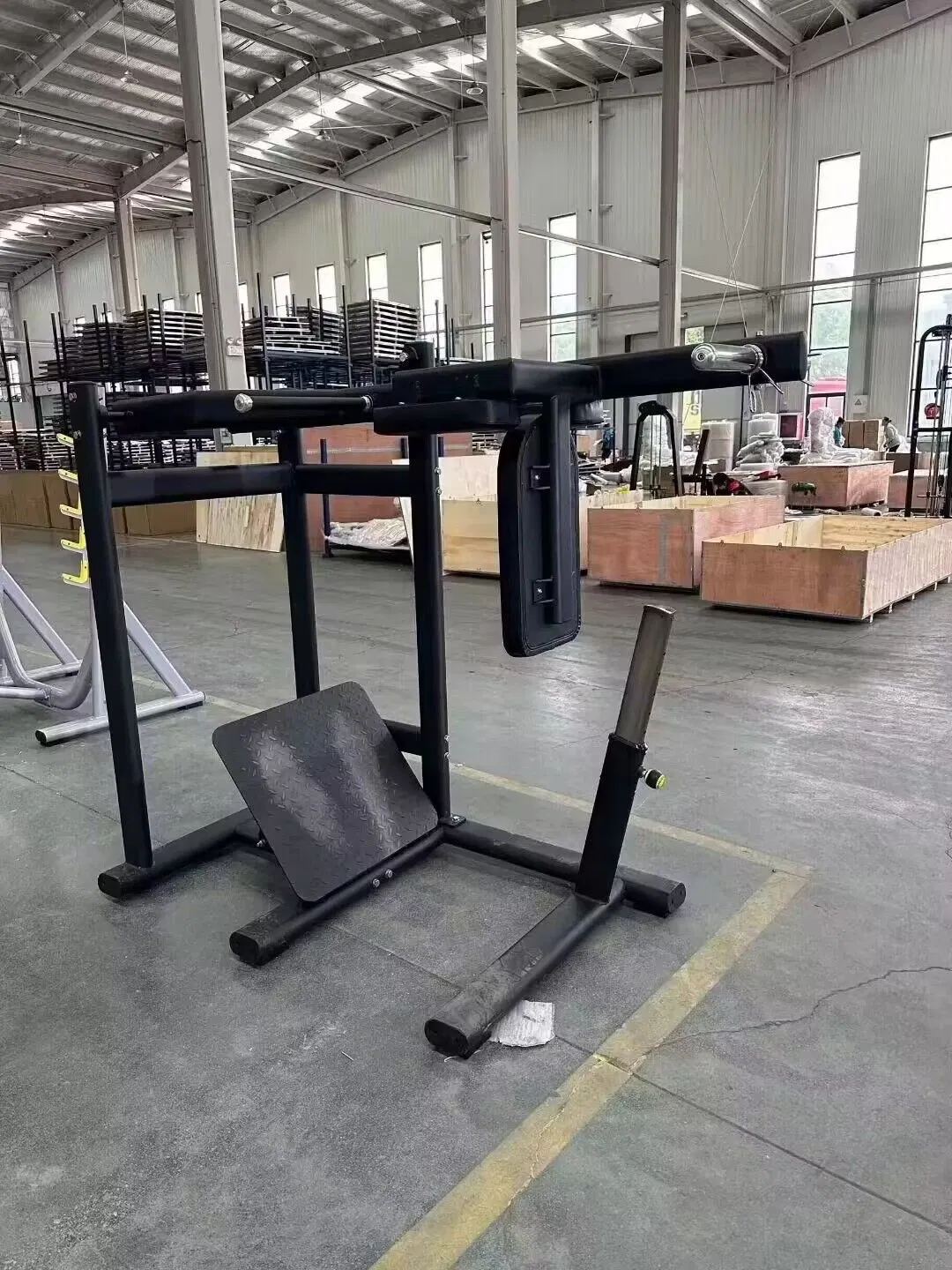 Commercial Body Building Machine Gym Fitness Equipment Plate Loaded Pendulum Squat Machine