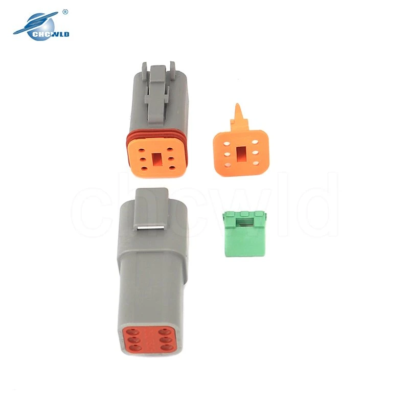 Alta cuantificación serie Dt Auto impermeable Dt04-2p 3p 4p 6p 8P 12p Dt04-2s 3s 4s 6s 8s 12s Deutsch Automotive Conector