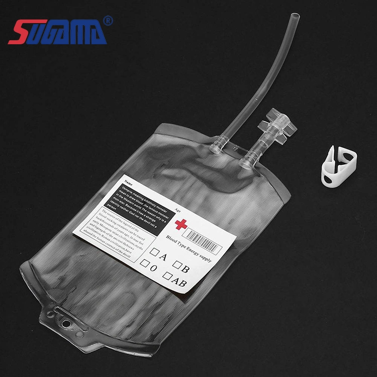 Medical Empty Single Sterile Blood Collection Bag in Hospital