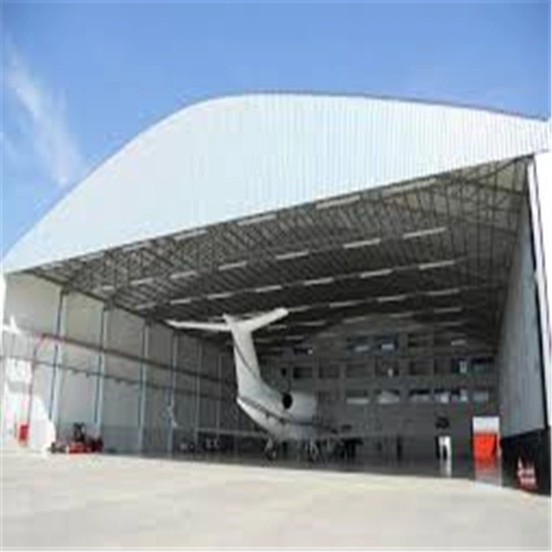 Instalación rápida diseñado previamente la estructura de acero Hangar garaje