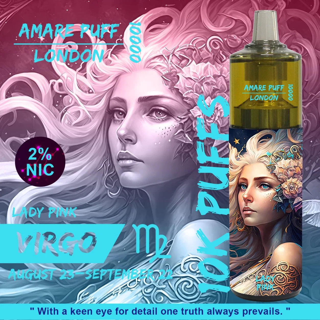 Amare Puff London 10000 Puffs Vape Pen Vape Cup Vozol 10000 Wholesale/Supplier 15ml E Juice Fumot 12000