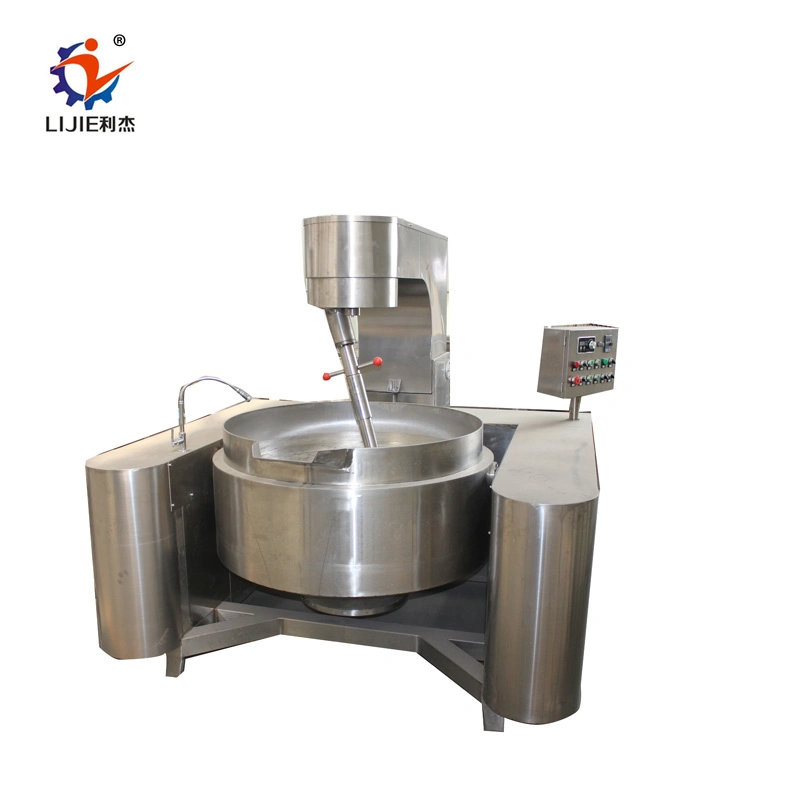 Commercial Automatic Discharging Mixing Pot for Center Kitchen