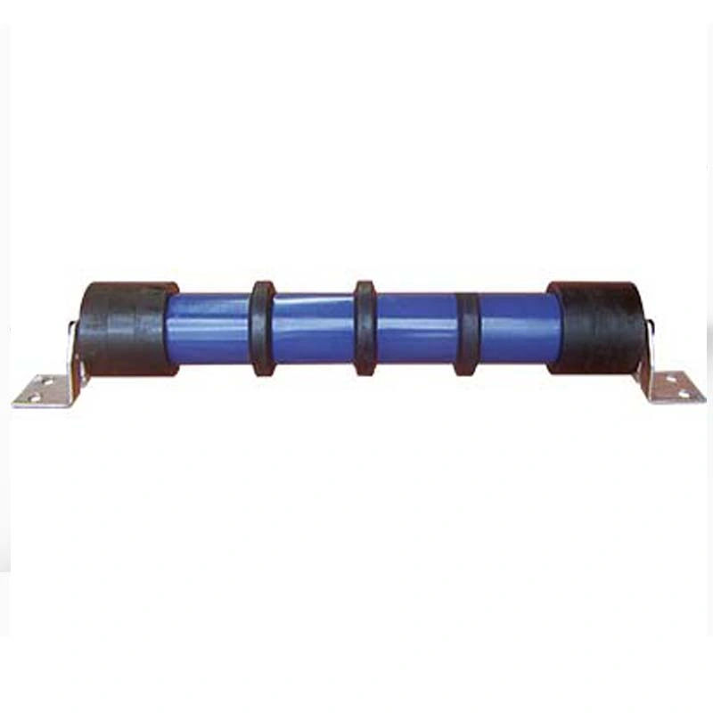 Reliable Rubber Disc Return Roller Cleaning Comb Idler Conveyor Belt System for Coal