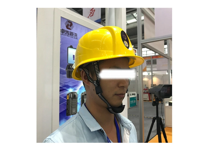 4G Positioning Helmet Camera Engineering Mining Safety Hard Hat Camera