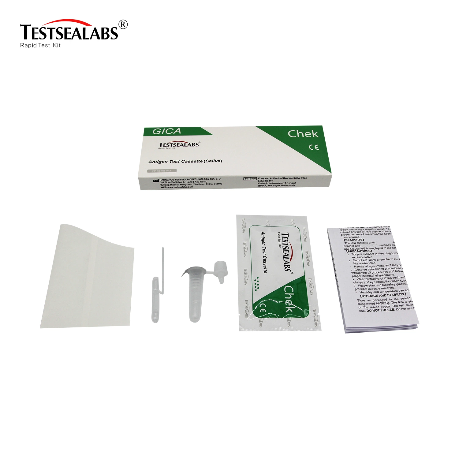 Disposable Medical Diagnosic Saliva Antigen Rpaid Test