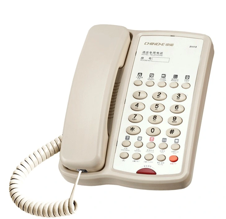 Hotel Telefon B008, Lautsprechertelefon, Freisprechtelefon, Hotel Produkt, Nachrichtentelefon