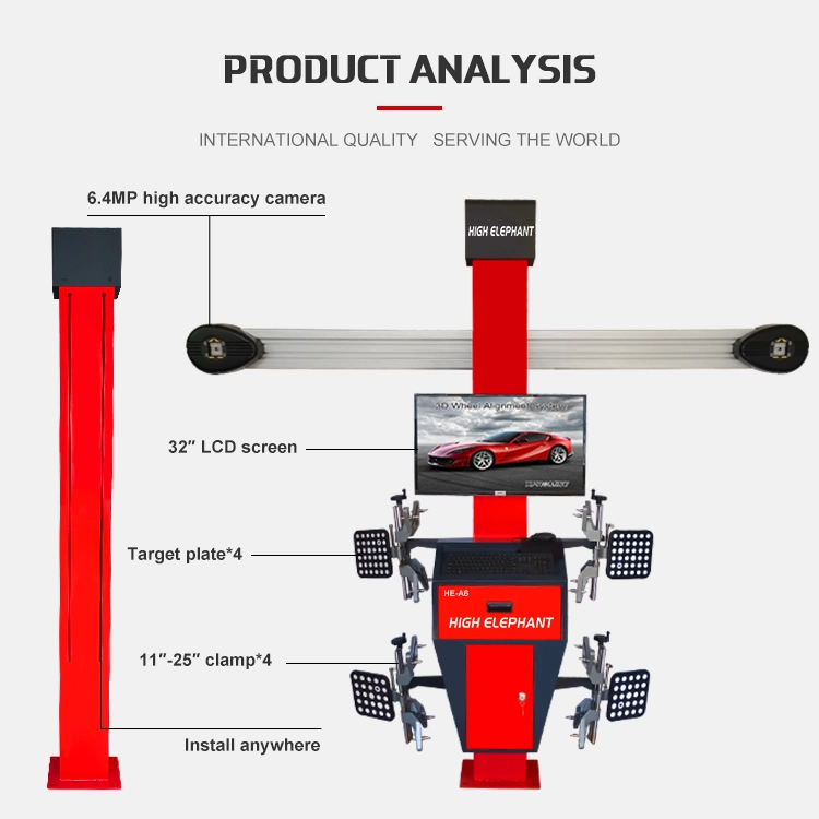 Wheel Alignment and Balancing Machine/Garage Equipment/Alignment Machine/Automotive Tools/Tyre Repair Equipment/Car Repair Equipment