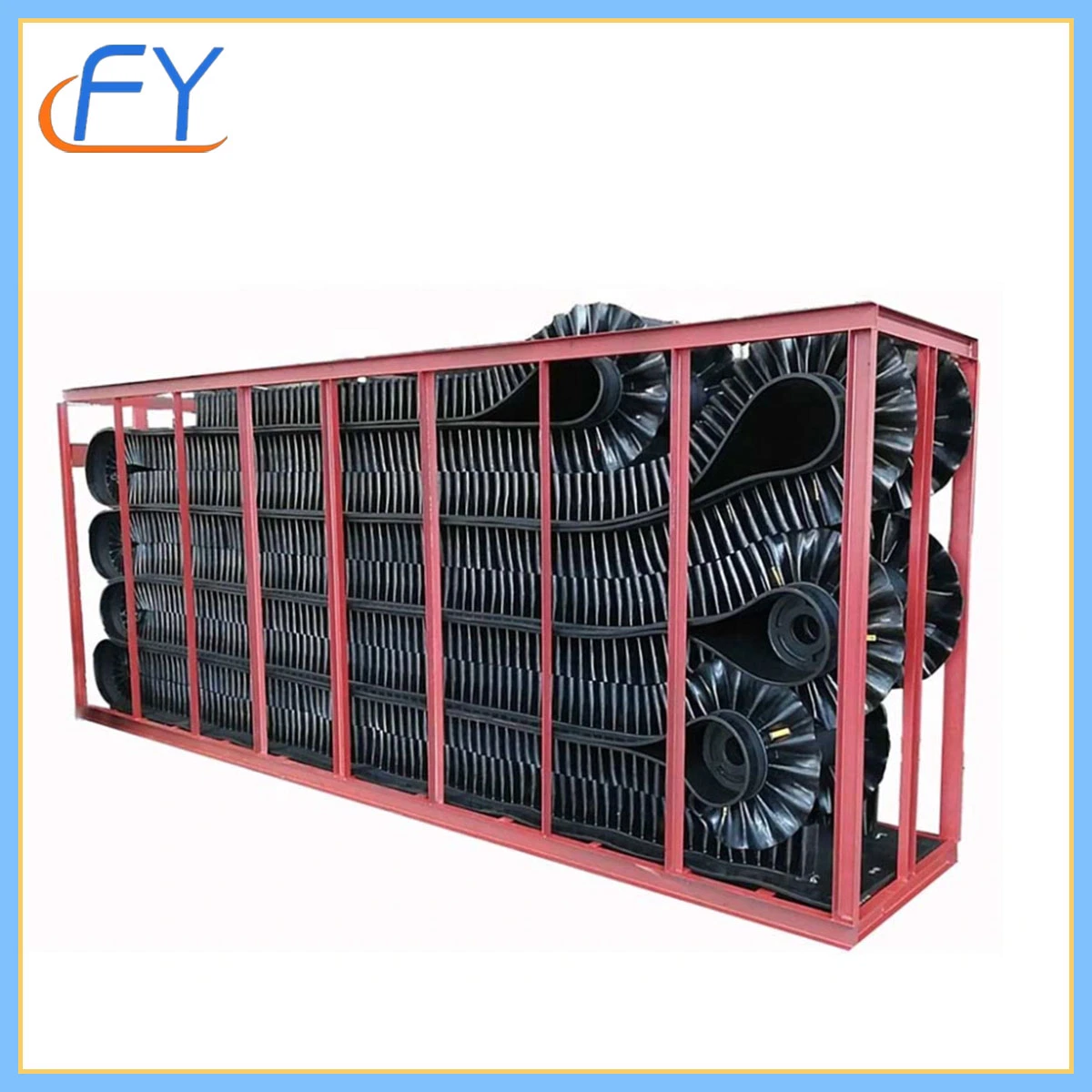 Bulk Materials Transmission Equipment Parts Belt Roller Rubber Belt for Conveyor Set System