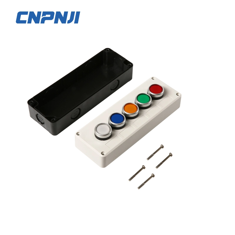 IP65 Xdl Xal Series Waterproof 4 Position Spring Return Push Button Switch Control Station Box