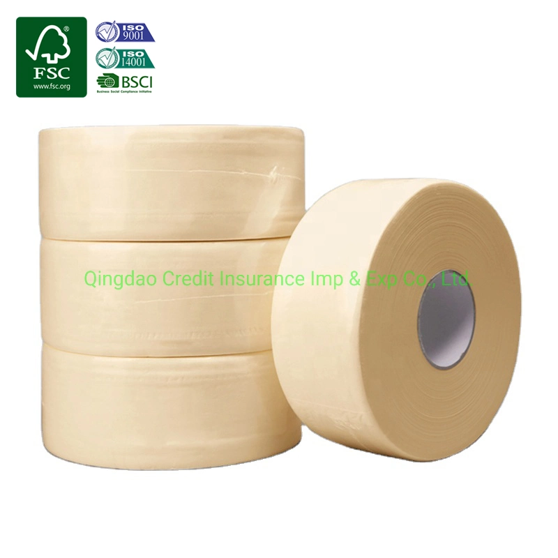 Wc Fsc papel higiênico Rolo jumbo crus de Negócio Papel higiénico Jumbo de bambu