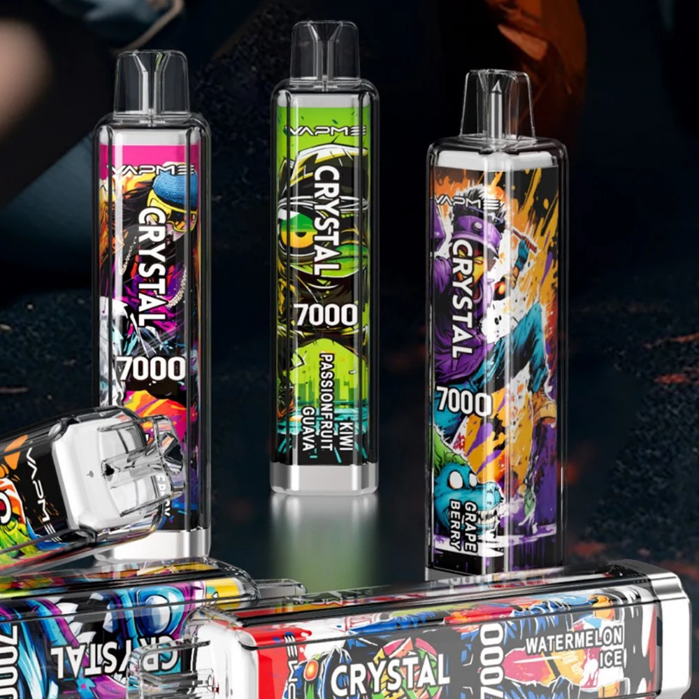 Randm Tornado 7000 12000puffs RGB Light Vorfiled E-Liquid Großhandel Einweg Vape Pen Großhandel i Vape Vapme Crystal 7000 Puffs