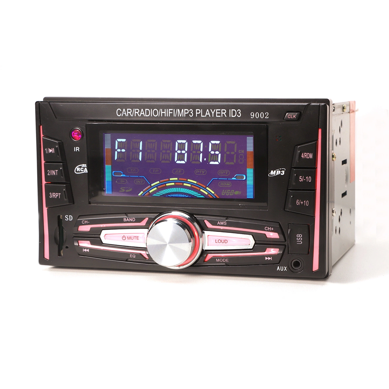 Автомобильный радиоприемник Автоаудио Видео Аудио ЖК дисплей Двойная DIN Автомобильный MP3-плеер Автостерео с Bluetooth