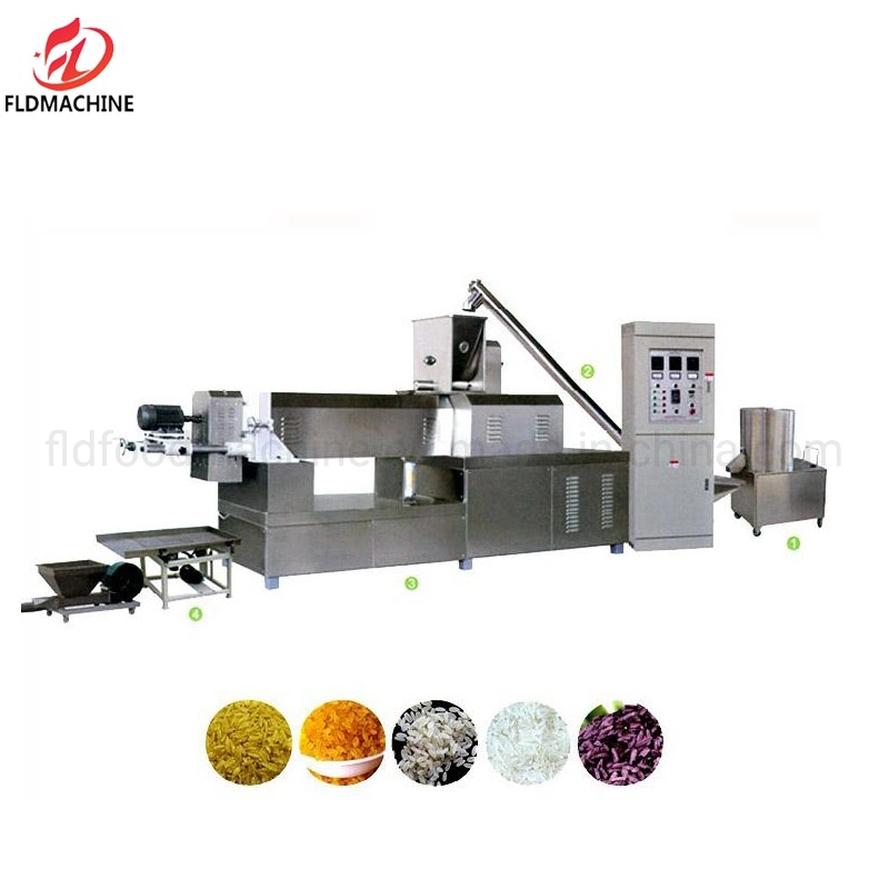 Broken Rice Reuse Nutritional Artificial Grains Making Line Production Equipment Machine