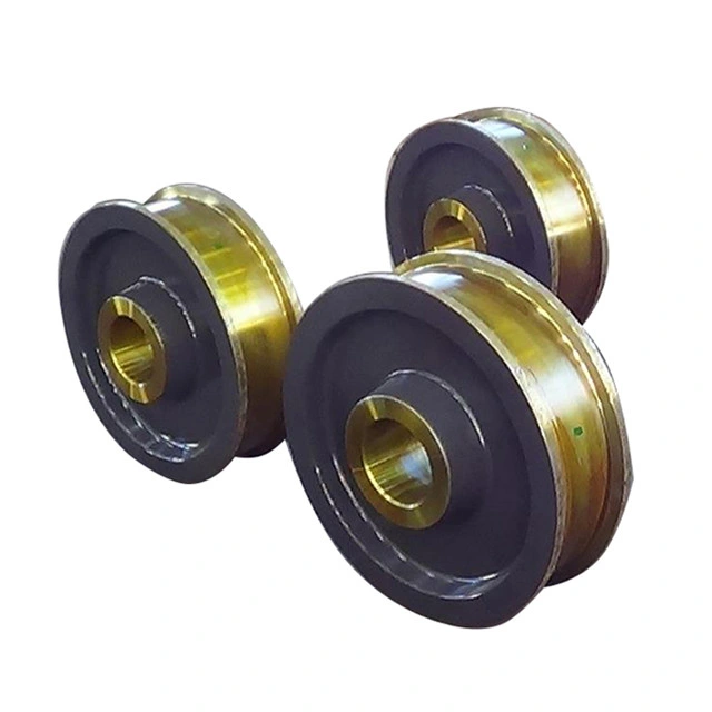 Double Flange Crane Rail Wheels Forged Steel Ld Wheel with Shaft