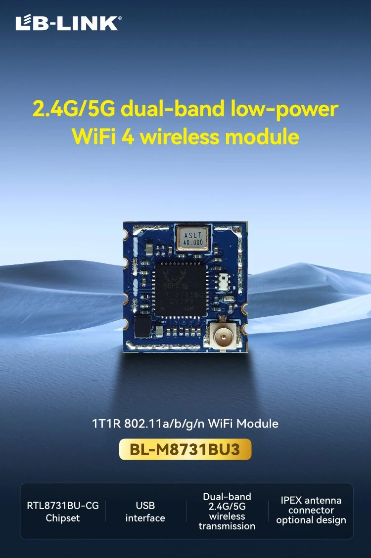 MÓDULO USB LB-LINK BL-M8731BU3 1T1R 802,11a/b/g/n WIFI4