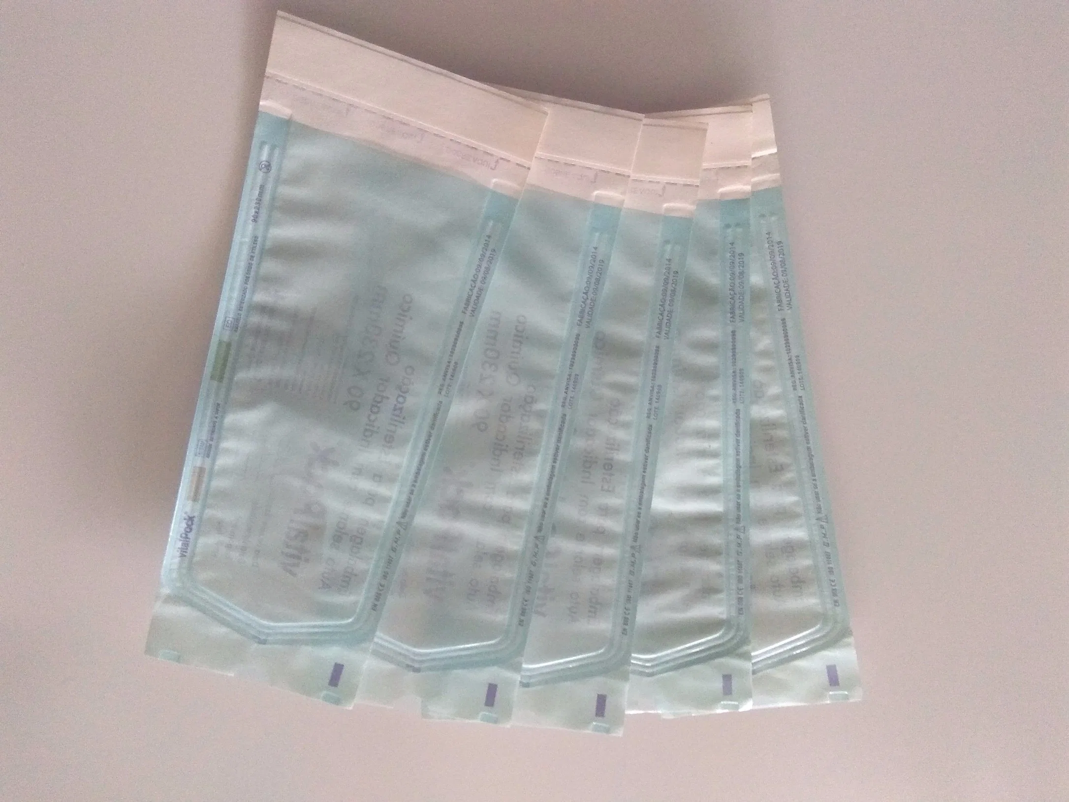 Disposable Safe Self Seal Sterilisation Flat Pouch