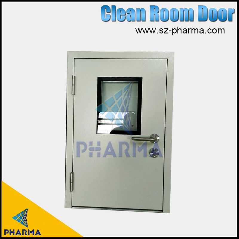 Manual Swing Hygienic Hinged Fire Rated Steel Cleanroom Door