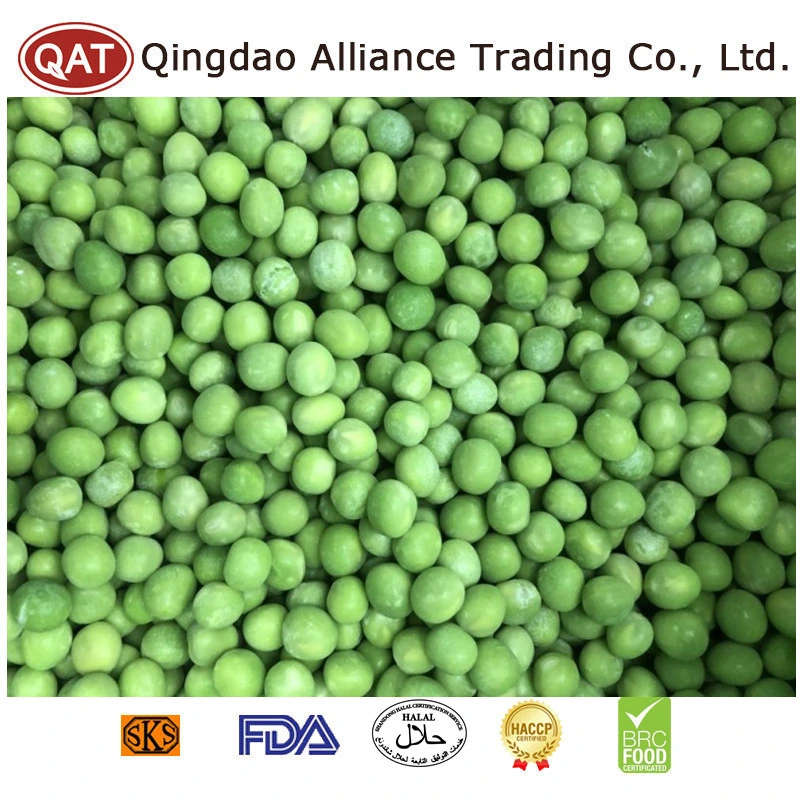 Venta caliente Global Organic Frozen Guisantes guisantes congelados IQF nieve de la salud y verde jardín guisantes para la exportación