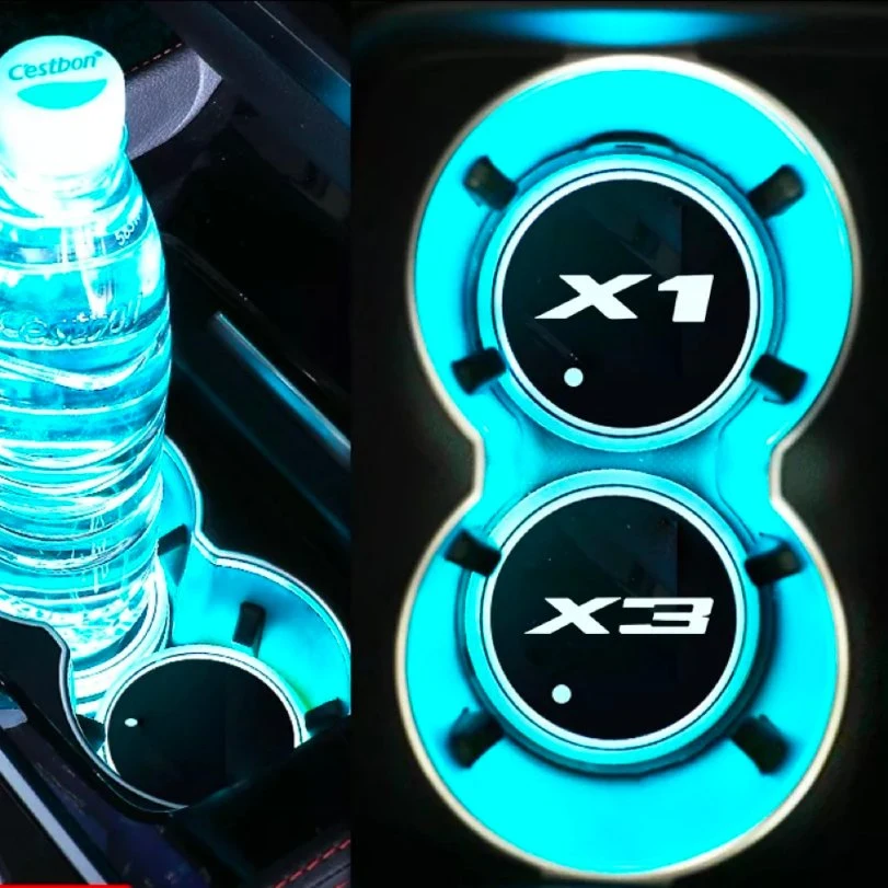 2pcs Auto Coaster Wasser-Cup Flaschenhalter Anti-Rutsch-Pad-Matte Silica Gel für Innendekoration Auto Styling Zubehör