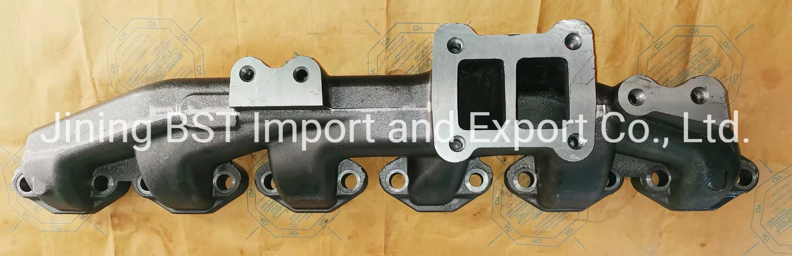 6D95 S6d95 Engine Exhaust Manifold 6207-11-5151, Excavator Parts PC200-5 PC220-5