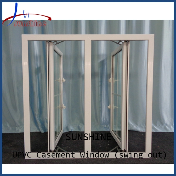 High quality/High cost performance  Customizable Double Glaze UPVC/PVC Glasscasement Windows