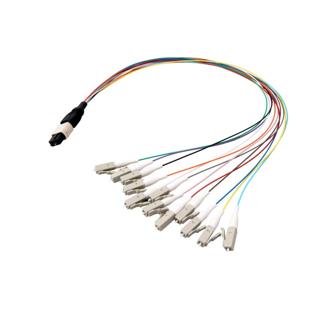 El 8 de 12 núcleos LC-conector macho de MPO MPO LC cable