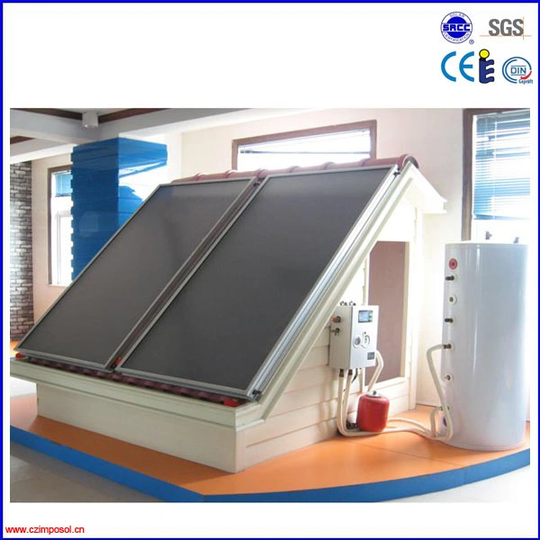 Split Active Flat Plate Solar Water Heater System with CE