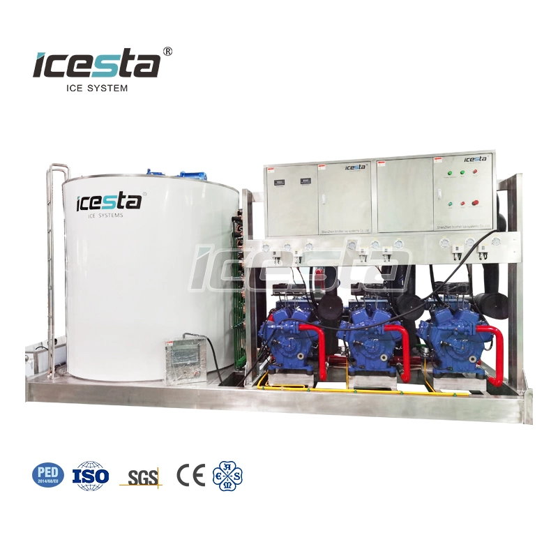 Icesta Экономия энергии Экономия энергии Высокая производительность долгий срок службы 15 20 Промышленная ледовая машина из нержавеющей стали 25 30 тонн