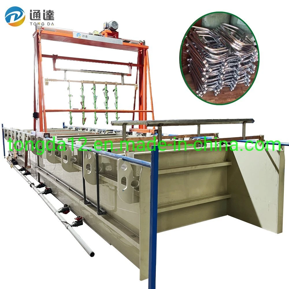 Tongda11 Anodize planta de producción de aluminio anodizado de metal de la línea de tratamiento de la maquinaria de galvanoplastia