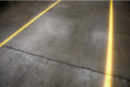 108W pratiquement projetée lignes laser LED rouge/bleu/jaune installé facile de bandes de marquage au sol