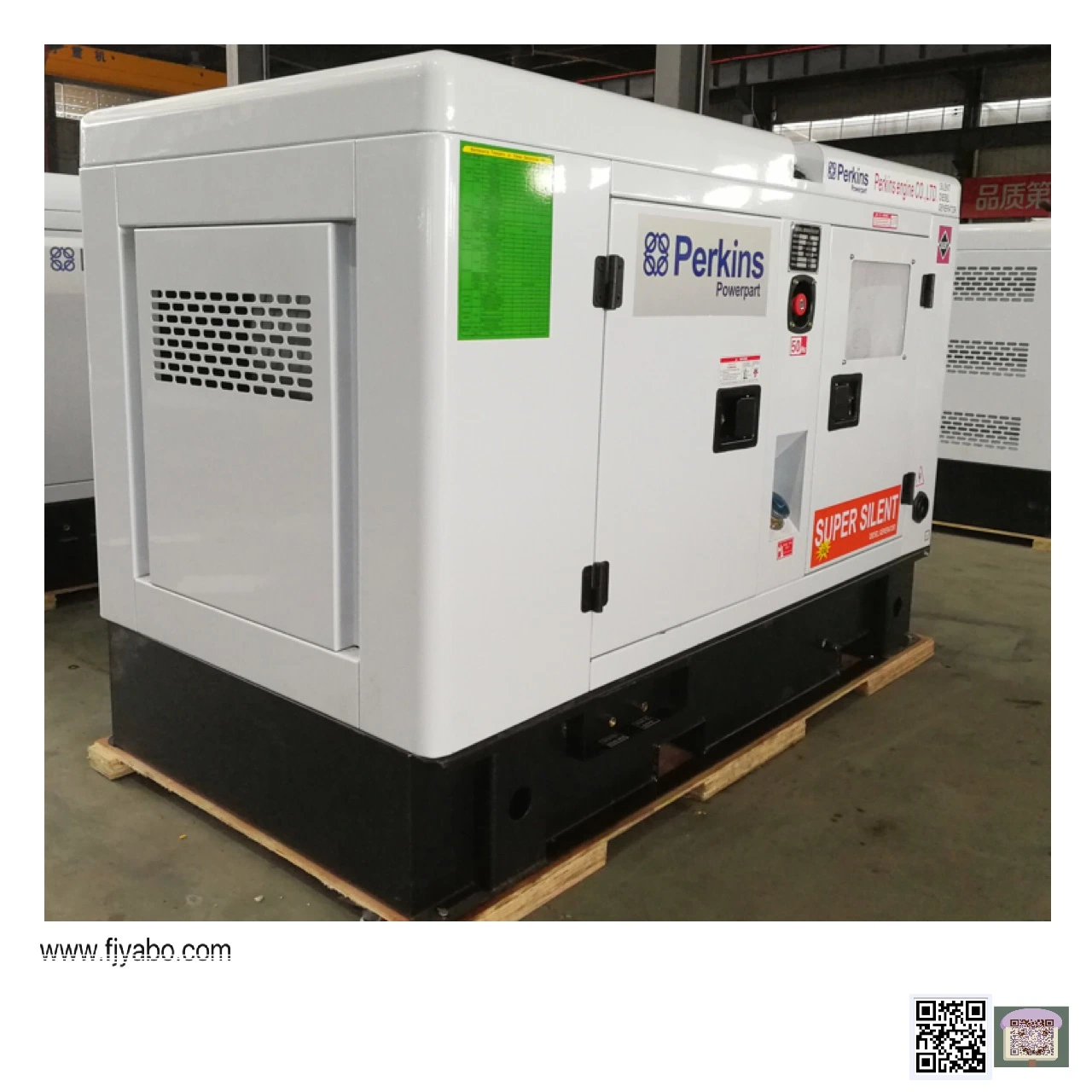 160kw 200kVA Soundproof Perkins Power Diesel Generator