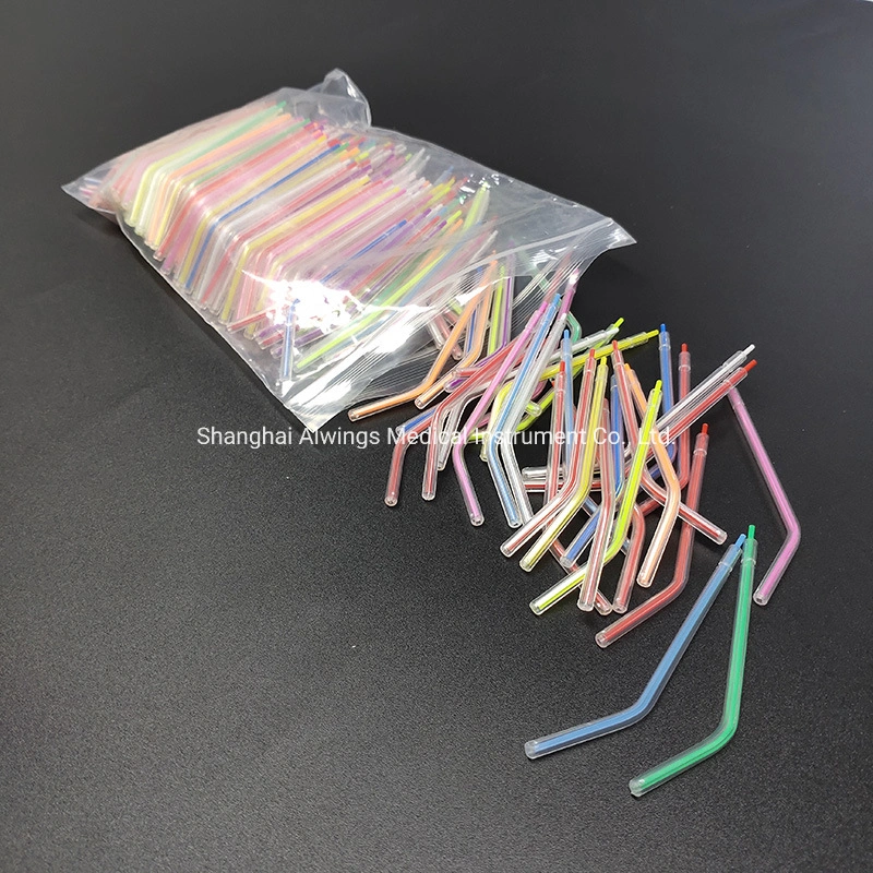 Clear Tube Colored Core Air Water Syringe Tips