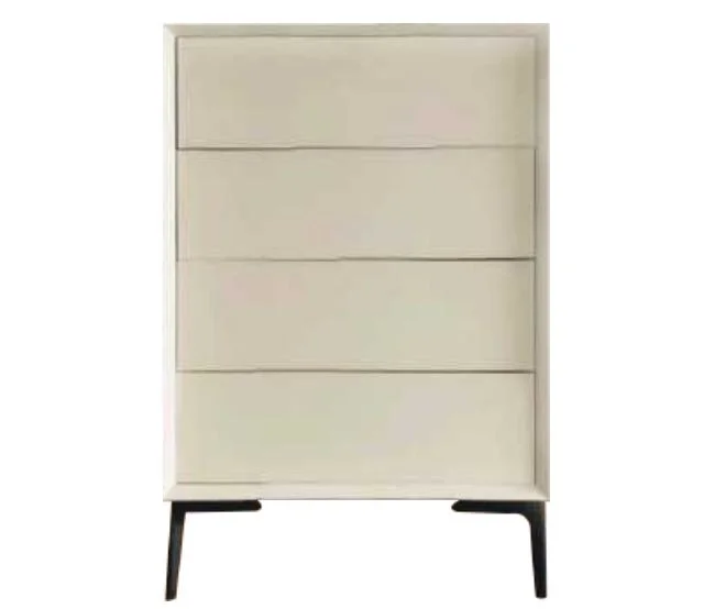 Luxury Dresser Furniture Modern Wooden High Gloss White Bedroom 6 Drawers Dresser Cabinets