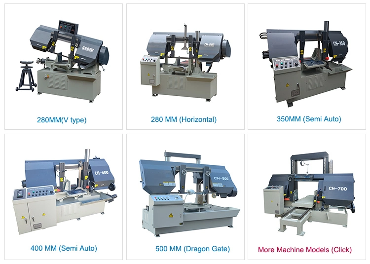 Horizontale vertikale industrielle Metallbandsäge NC CNC Automatisches Band Sägemaschine