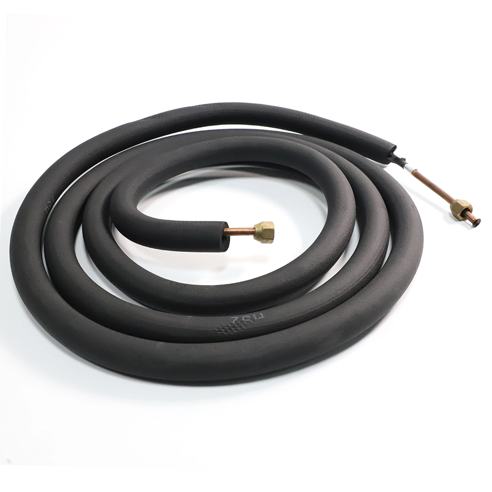 Insulated Black Rubber Tube Copper Pipe 100FT Factory Price