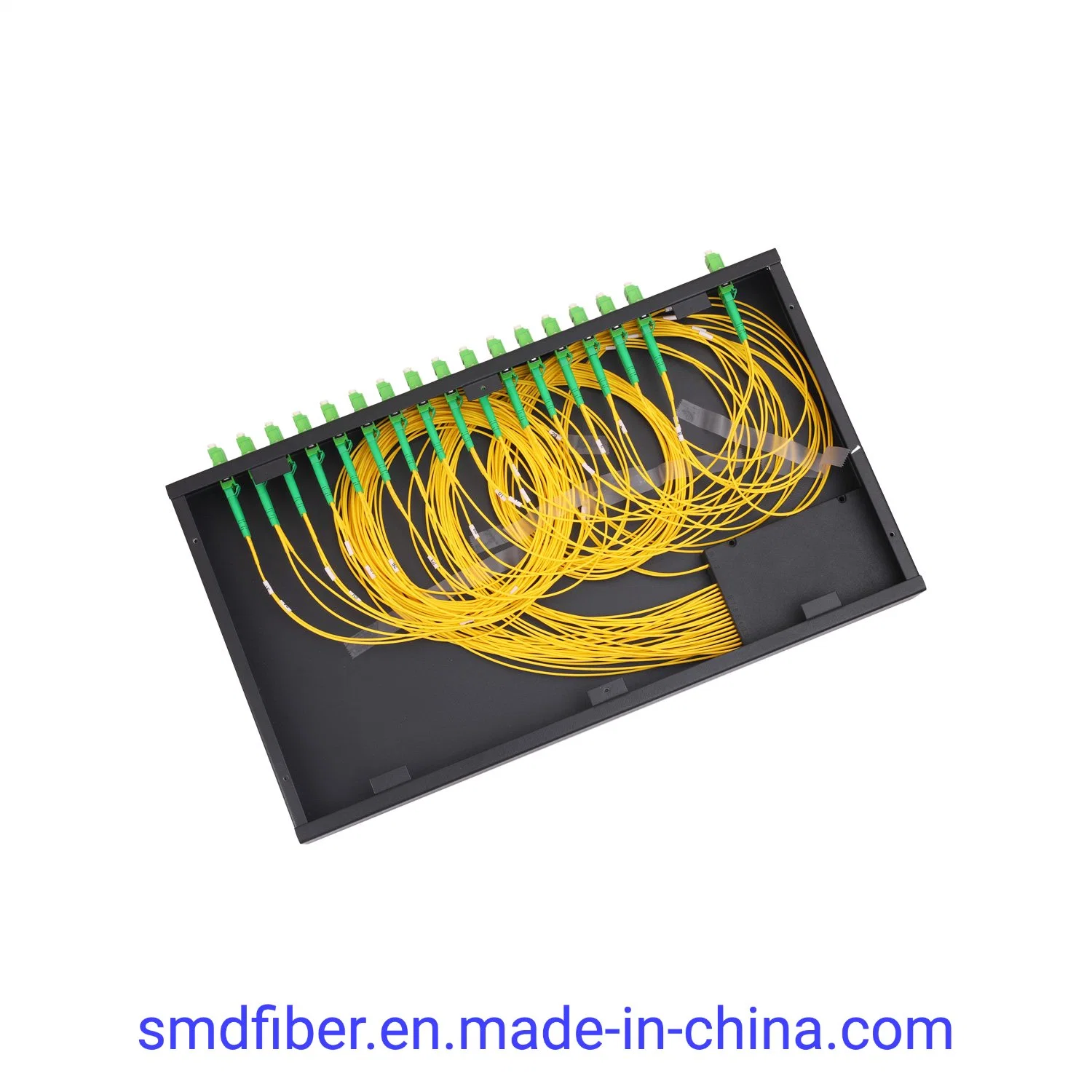 12 24 48 96 Core Optic Fiber ODF 144 Ports Sc LC FC St Rack Mount Splicing Fiber Optical Patch Panel