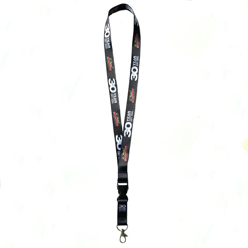 3/4 Inch Promotional Custom Logo Sublimation Printed Plastic Hook Airbus Neck Strap Airlines Lanyard