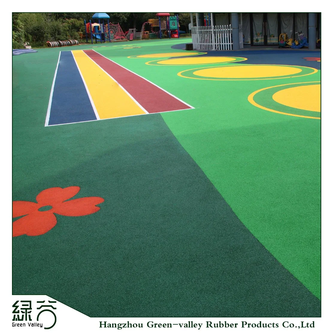 Multipurpose Colorful EPDM Rubber Granules Playground Racetrack