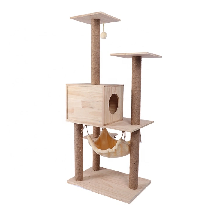 Parede Climb Cat Toys Scratcher de alta qualidade Interactive Factory Modern Com roda de exercício