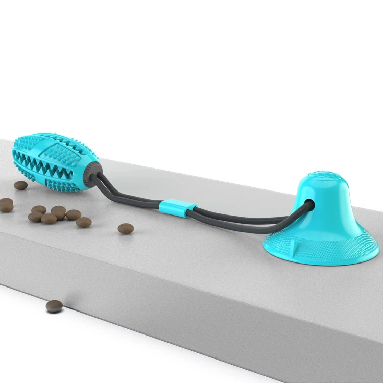 Dog Sucker cachorro de brinquedo com Leaker Molar para ventilar Bite-Resistant Bola Dog Toy