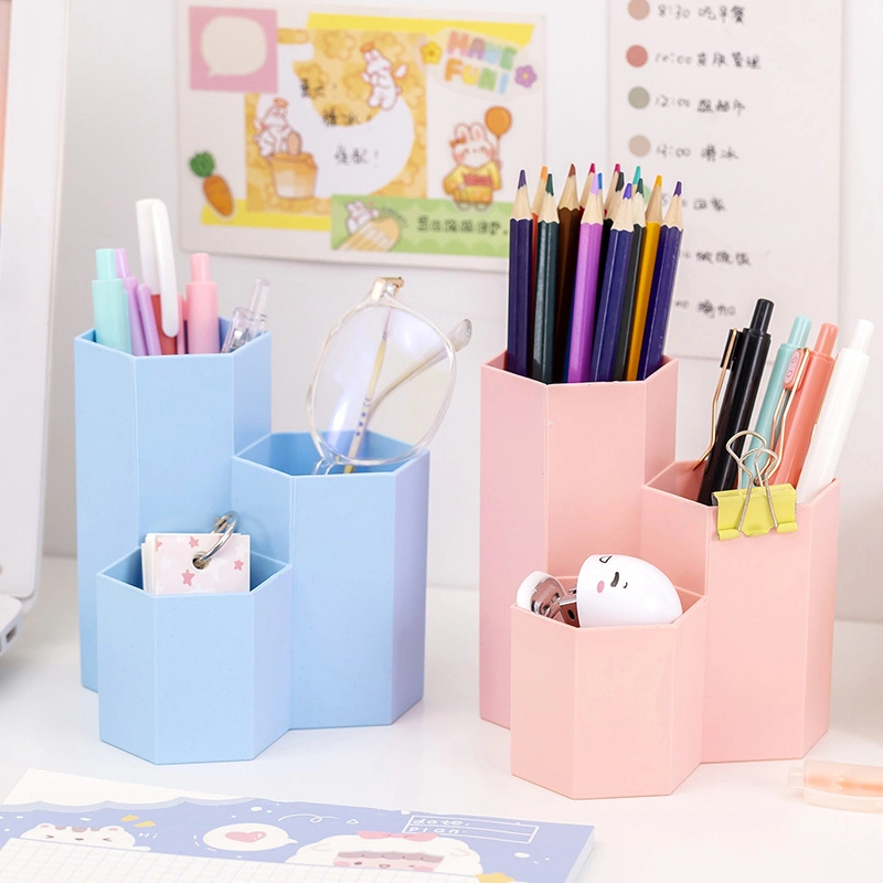 Factory Direct Sales Simple Candy Color Modern Style Low Pencil Holder