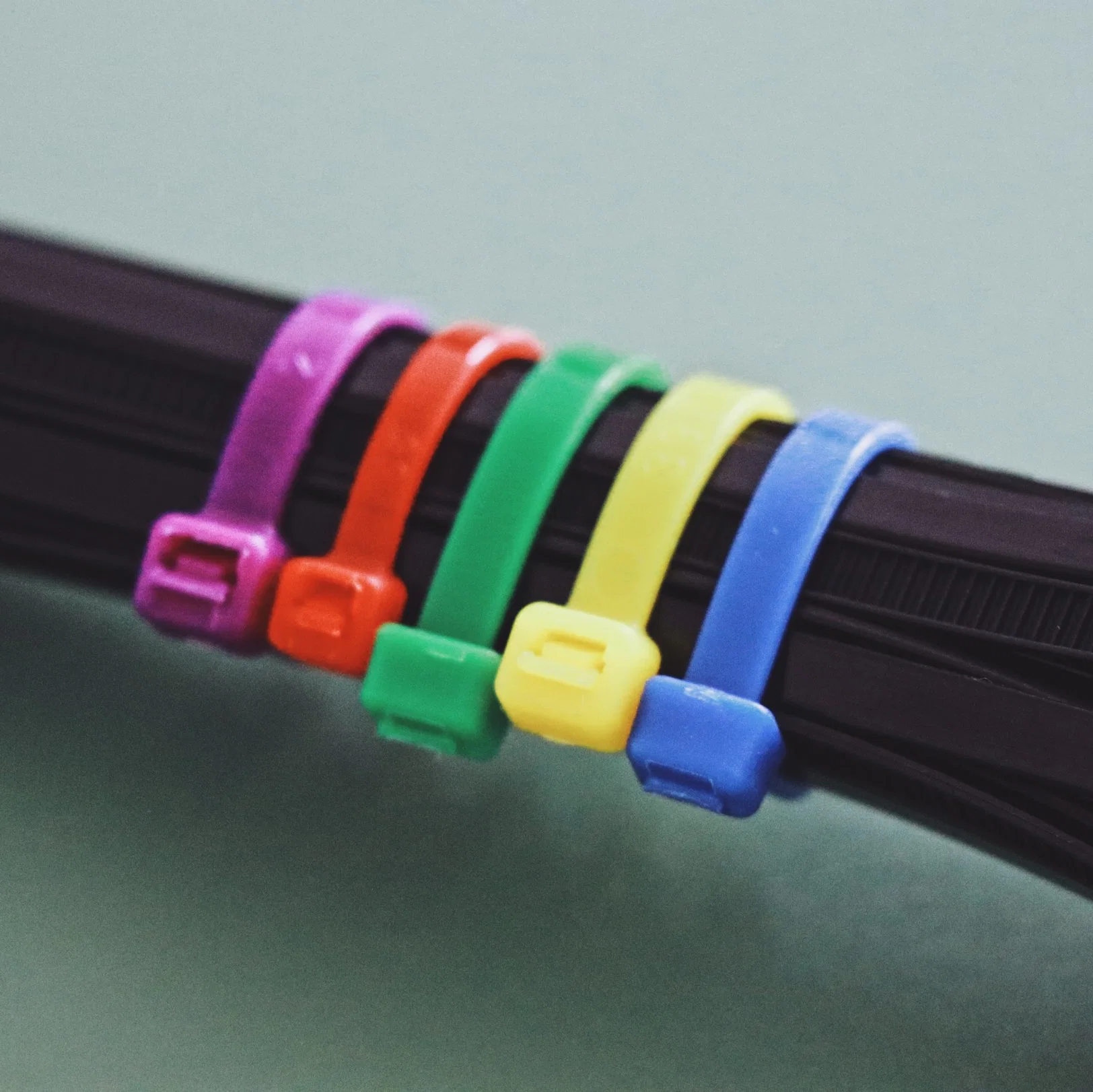 Colourful Self-Locking Nylon Cable Tie 3.6X250mm Plastic Ties with RoHS CE