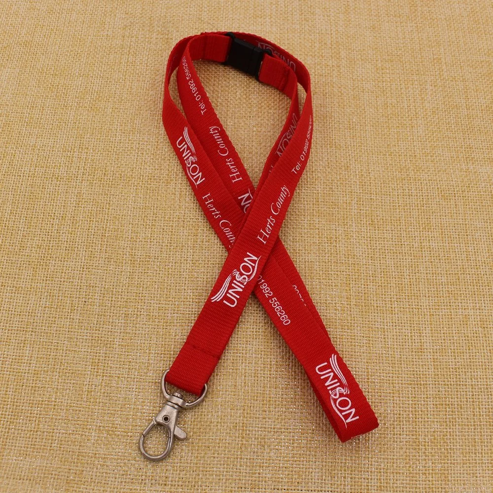 Heat Transfer Printing Satin Neck Lanyards