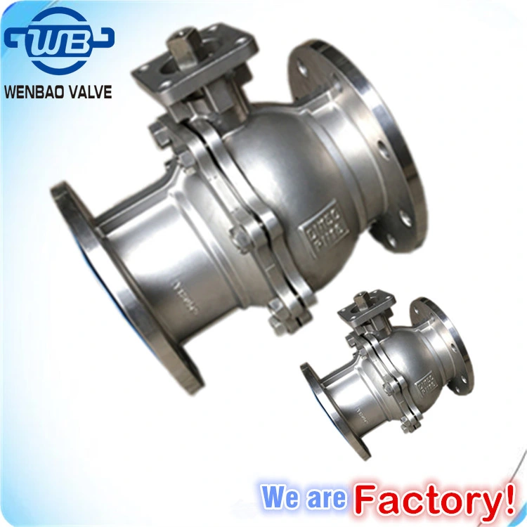 V Type API 6D ISO Pad Flanged Pneumatic Actuator Flange 2PCS Type CF8 CF8m 2205 Stainless Steel Ball Valvewith Direct Mounting Pad